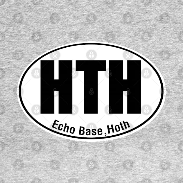 Hoth Travel Sticker by PopCultureShirts